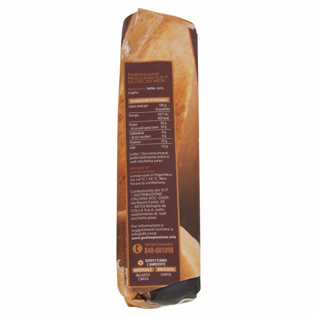 Gusto & Passione Parmigiano Reggiano D.O.P. 30 Mesi