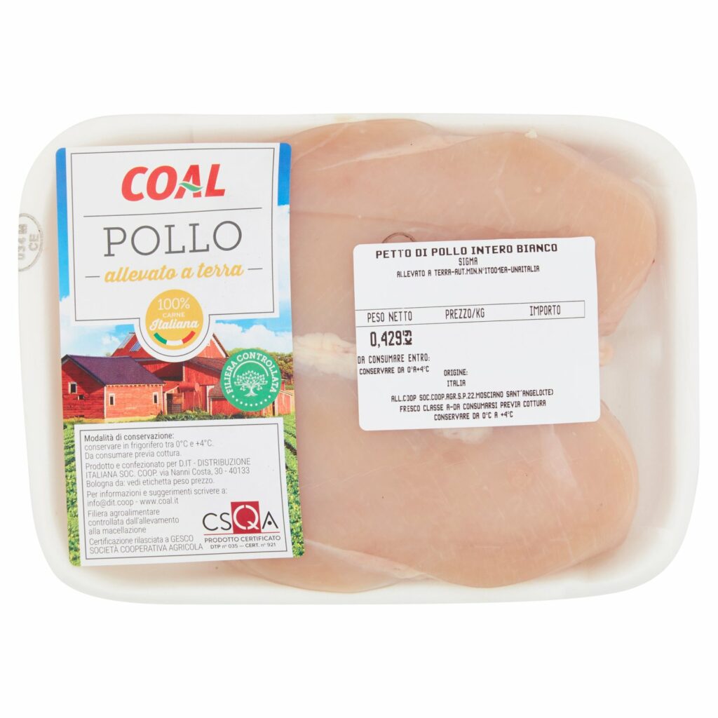 Coal Petto di Pollo Intero Bianco
