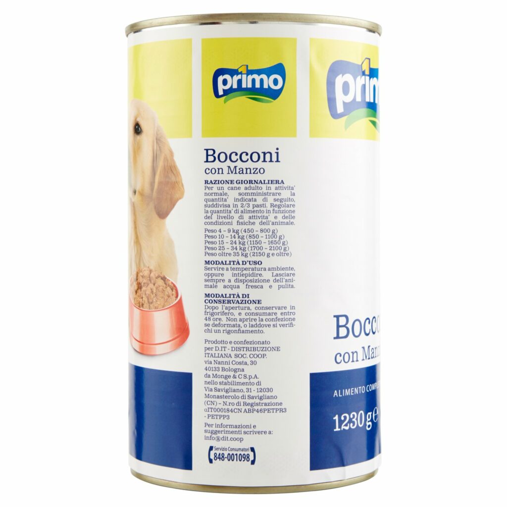 Primo Bocconi con Manzo 1230 g