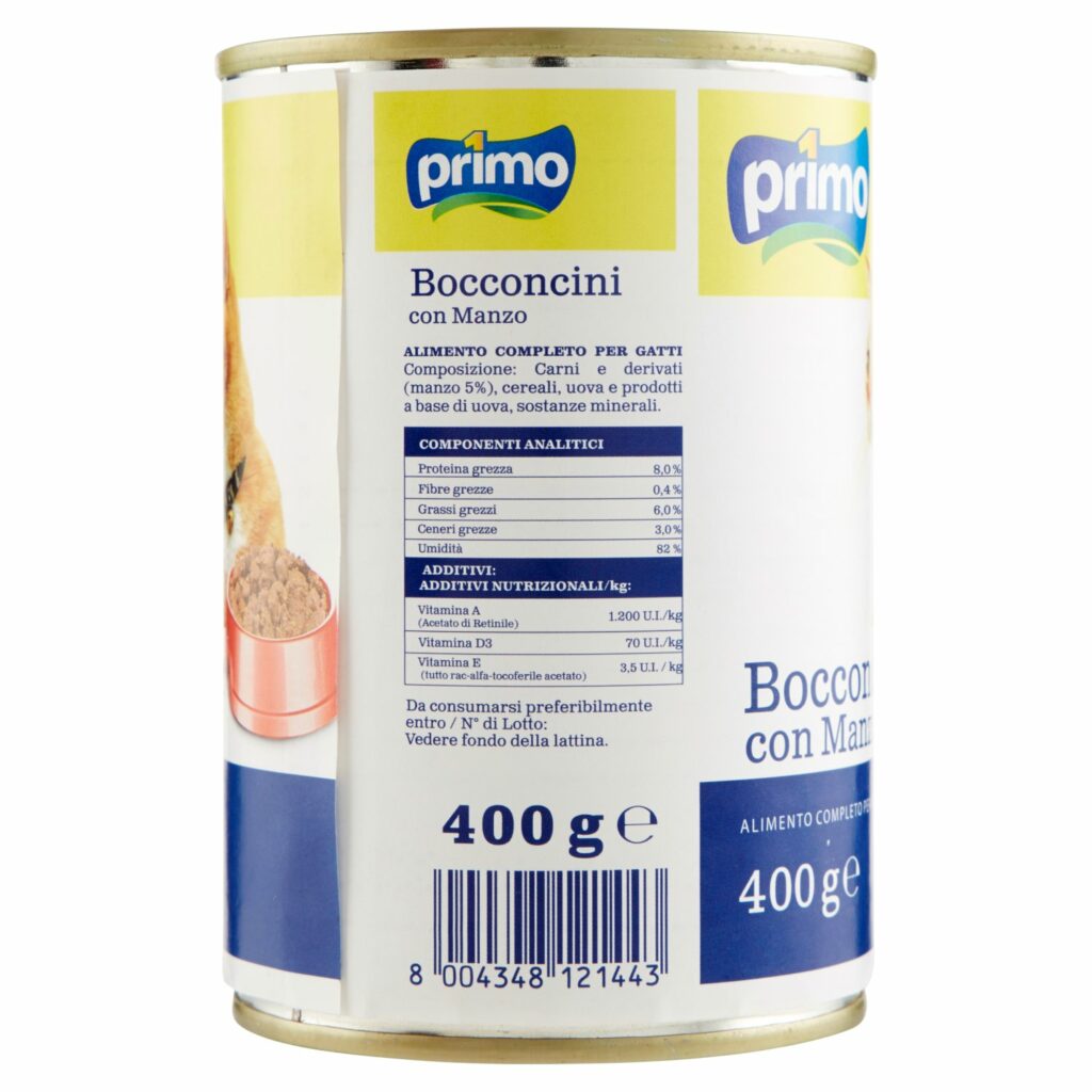 Primo Bocconcini con Manzo 400 g