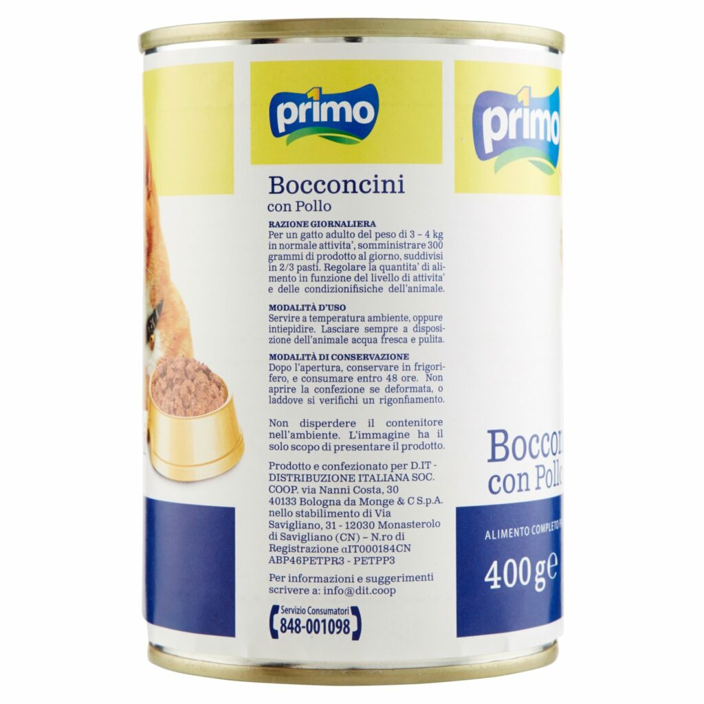 Primo Bocconcini con Pollo 400 g