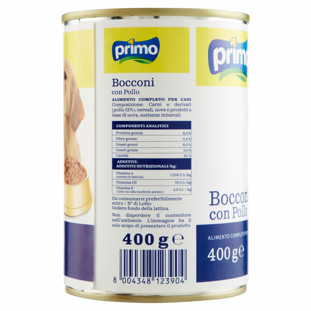 Primo Bocconi con Pollo 400 g