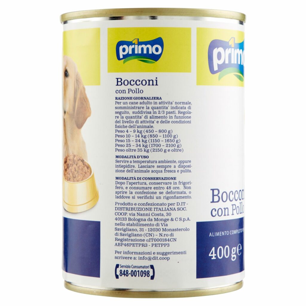 Primo Bocconi con Pollo 400 g