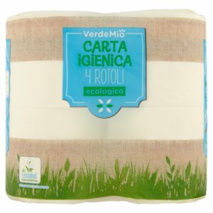VerdeMio Carta igienica ecologico 4 Rotoli