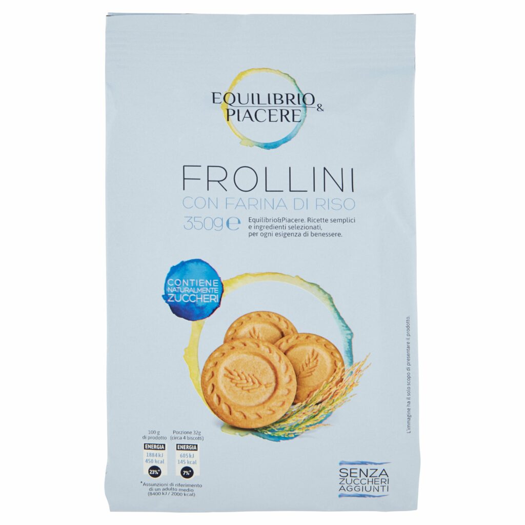 Equilibrio & Piacere Frollini con Farina di Riso 350 g