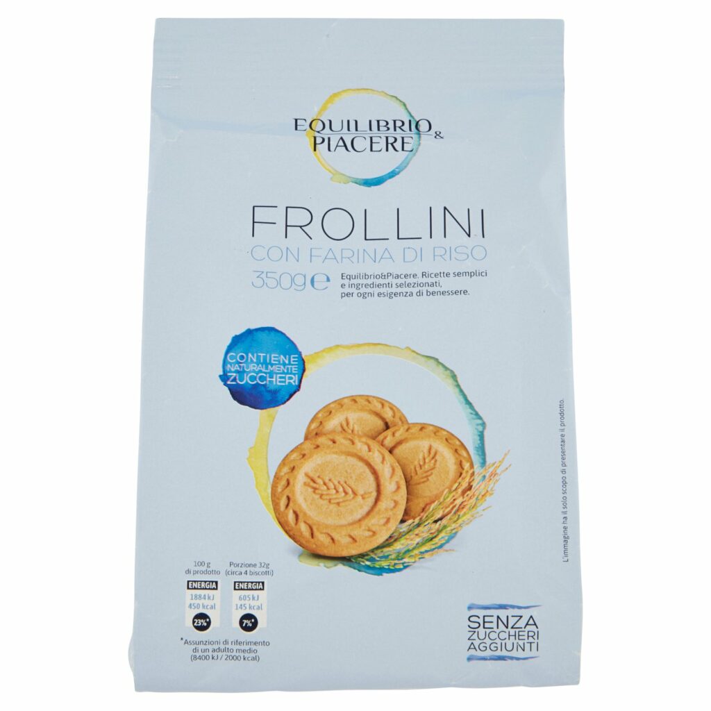 Equilibrio & Piacere Frollini con Farina di Riso 350 g