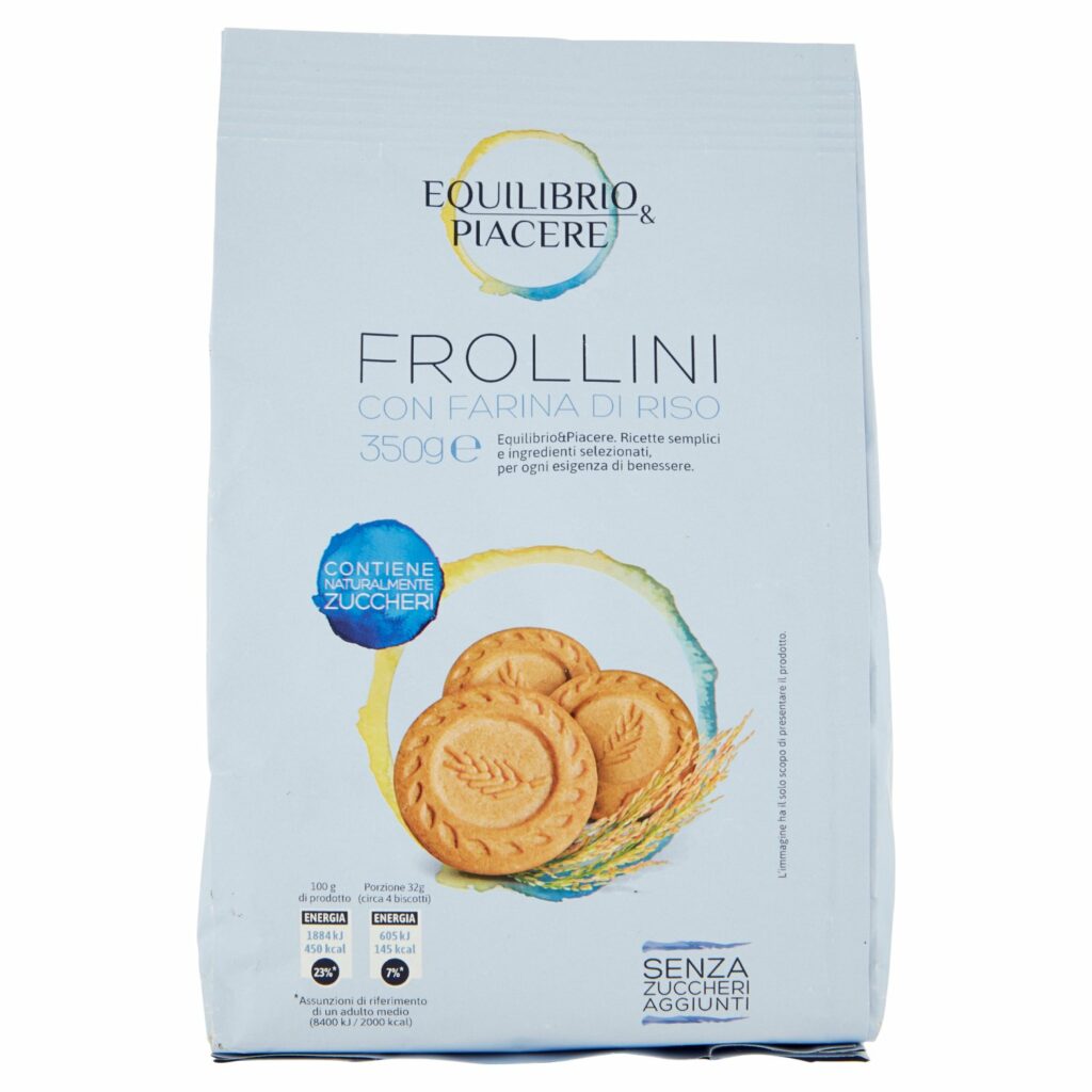 Equilibrio & Piacere Frollini con Farina di Riso 350 g