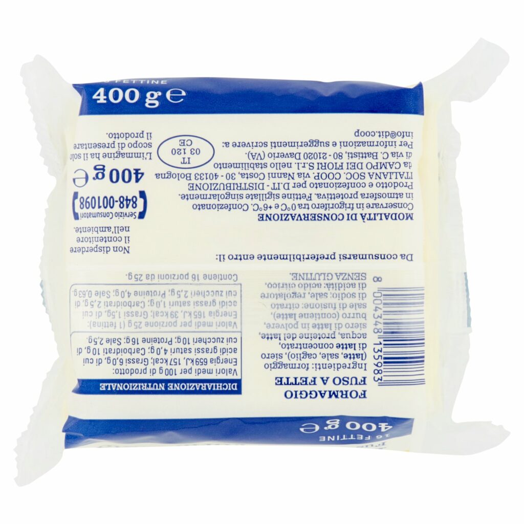 primilk Fettine di Formaggio Fuso 16 x 25 g
