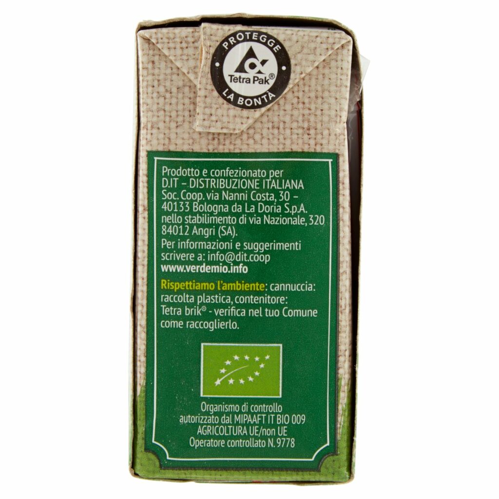 VerdeMio Succo e Polpa di Pesca biologico 3 x 200 ml
