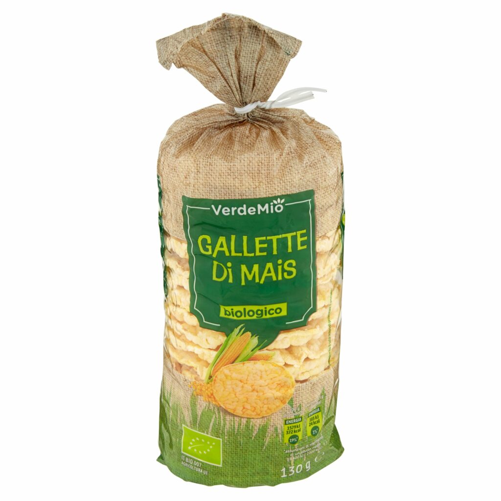 VerdeMio Gallette di Mais biologico 130 g