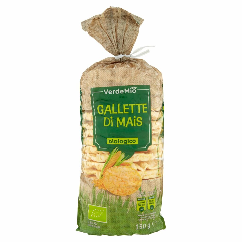 VerdeMio Gallette di Mais biologico 130 g