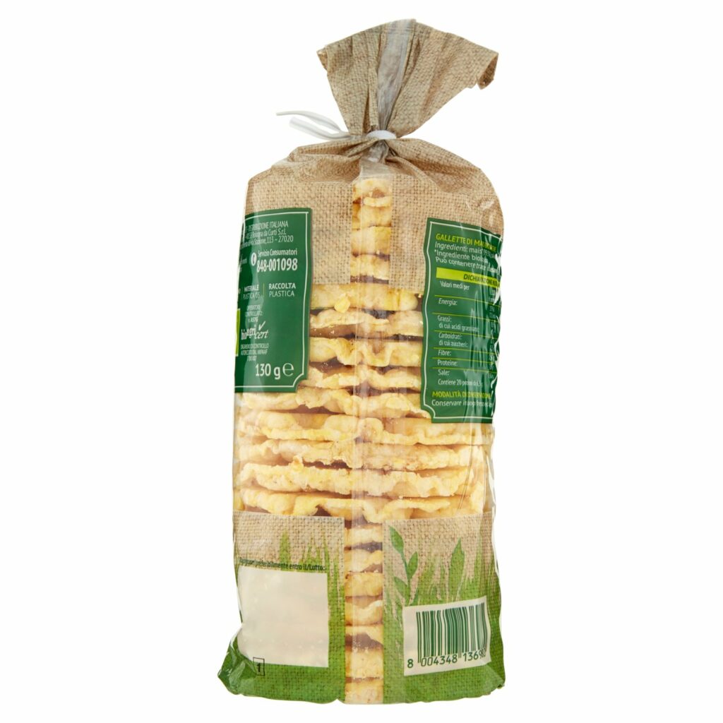 VerdeMio Gallette di Mais biologico 130 g