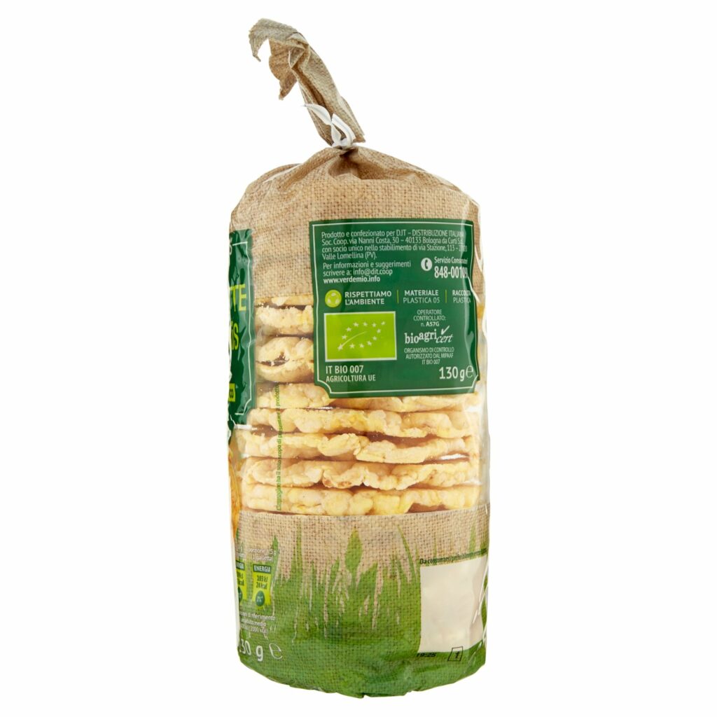 VerdeMio Gallette di Mais biologico 130 g