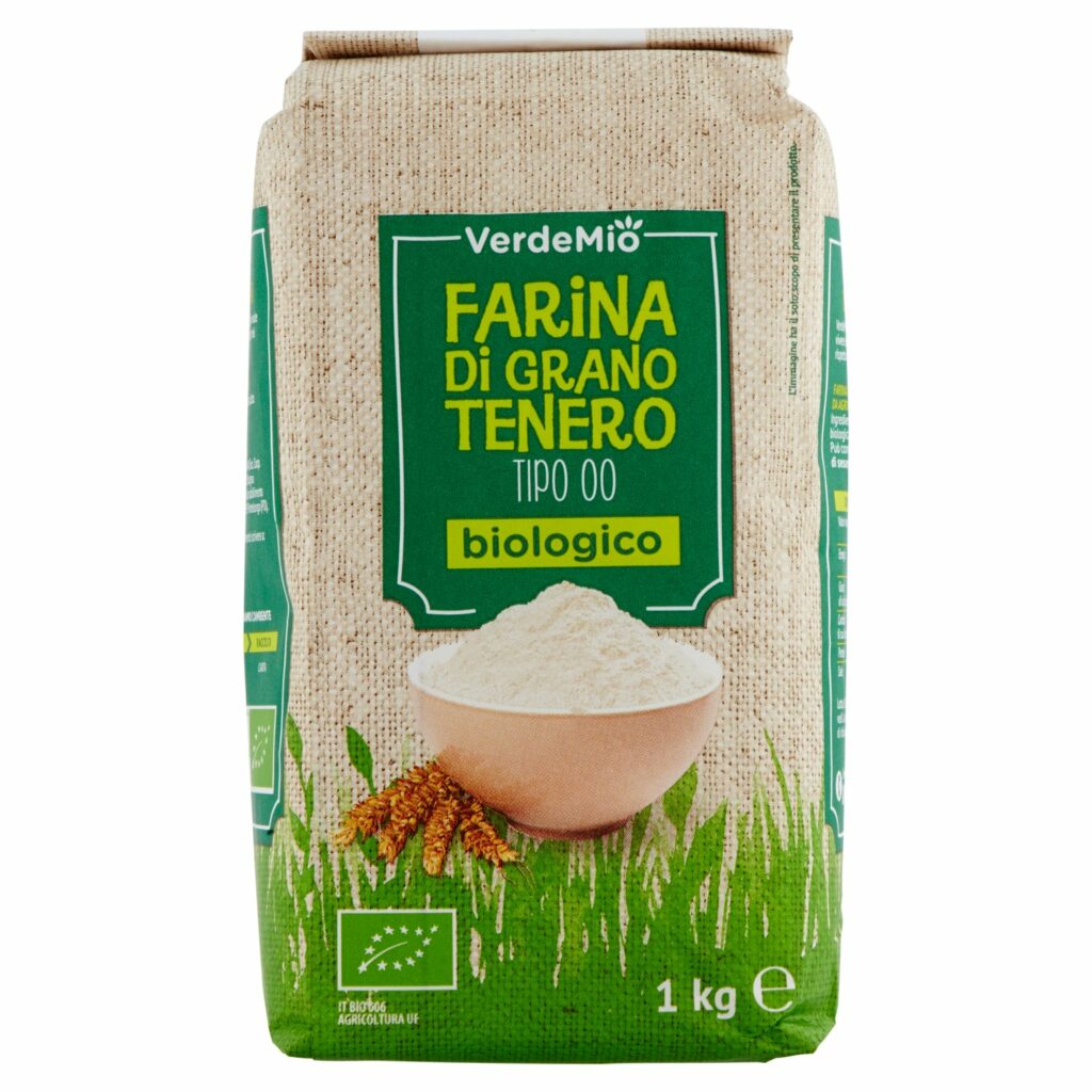 VerdeMio Farina di Grano Tenero Tipo 00 biologico 1 kg