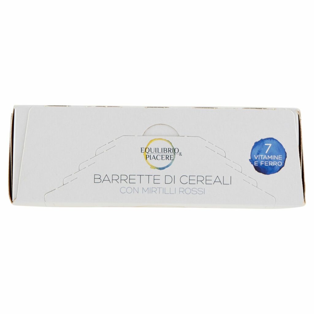 Equilibrio & Piacere Barrette di Cereali con Mirtilli Rossi 6 x 21 g