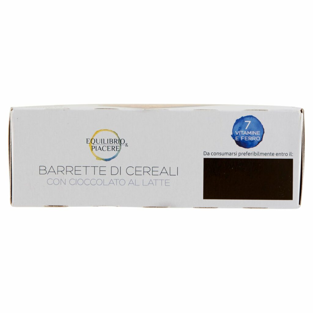 Equilibrio & Piacere Barrette di Cereali con Cioccolato al Latte 126 g