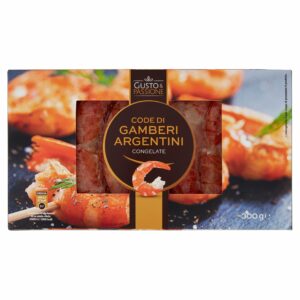 Gusto & Passione Code di Gamberi Argentini Congelate 300 g