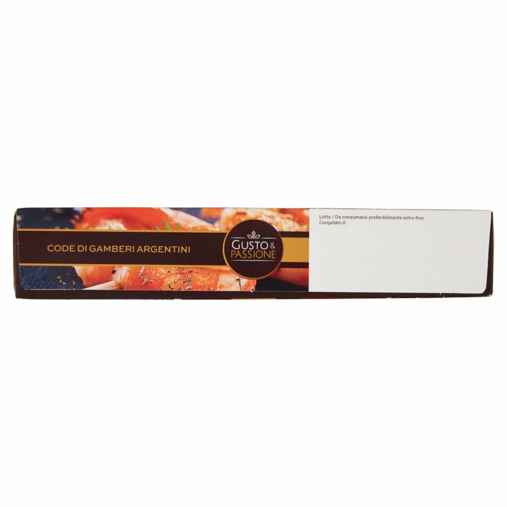 Gusto & Passione Code di Gamberi Argentini Congelate 300 g