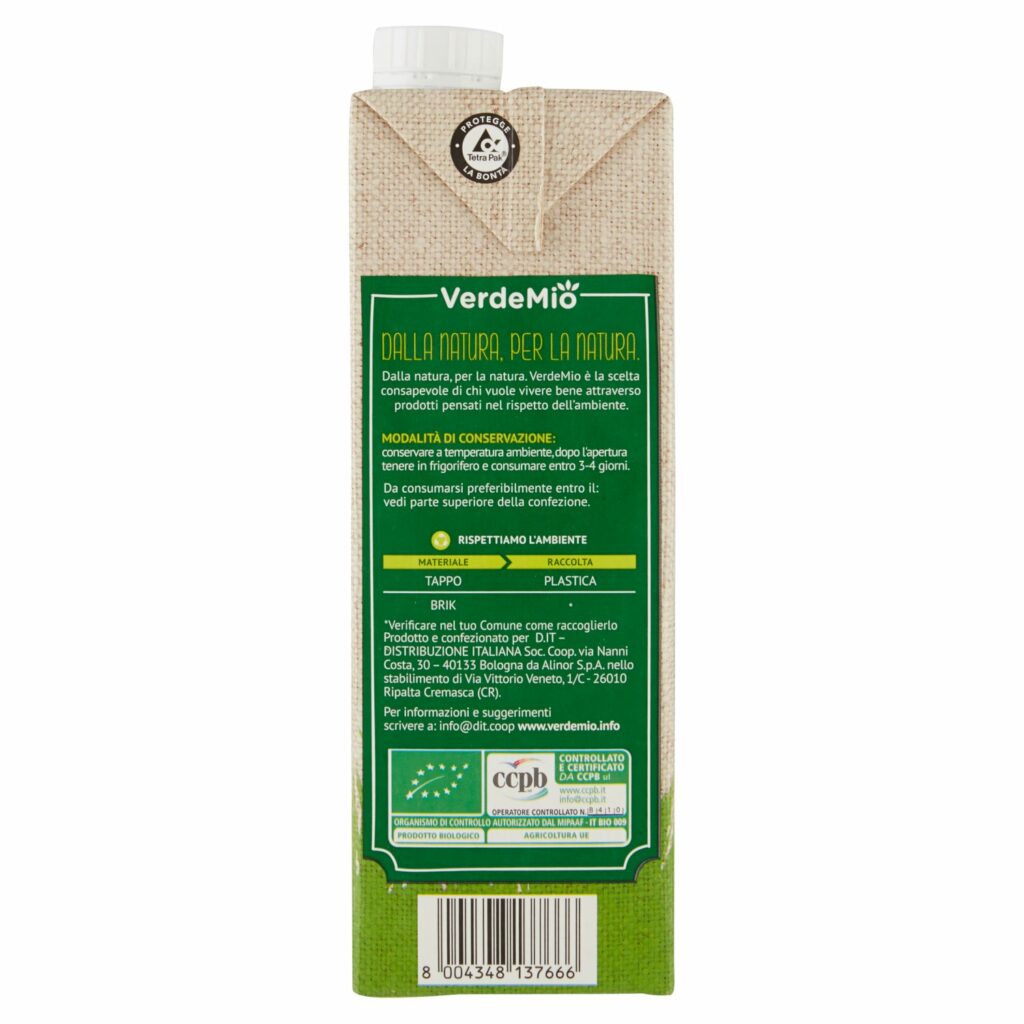 VerdeMio Bevanda di Soia biologico 1000 ml