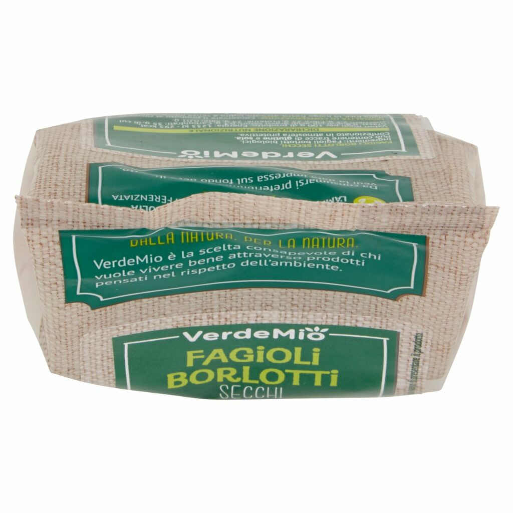 VerdeMio Fagioli Borlotti Secchi biologico 400 g