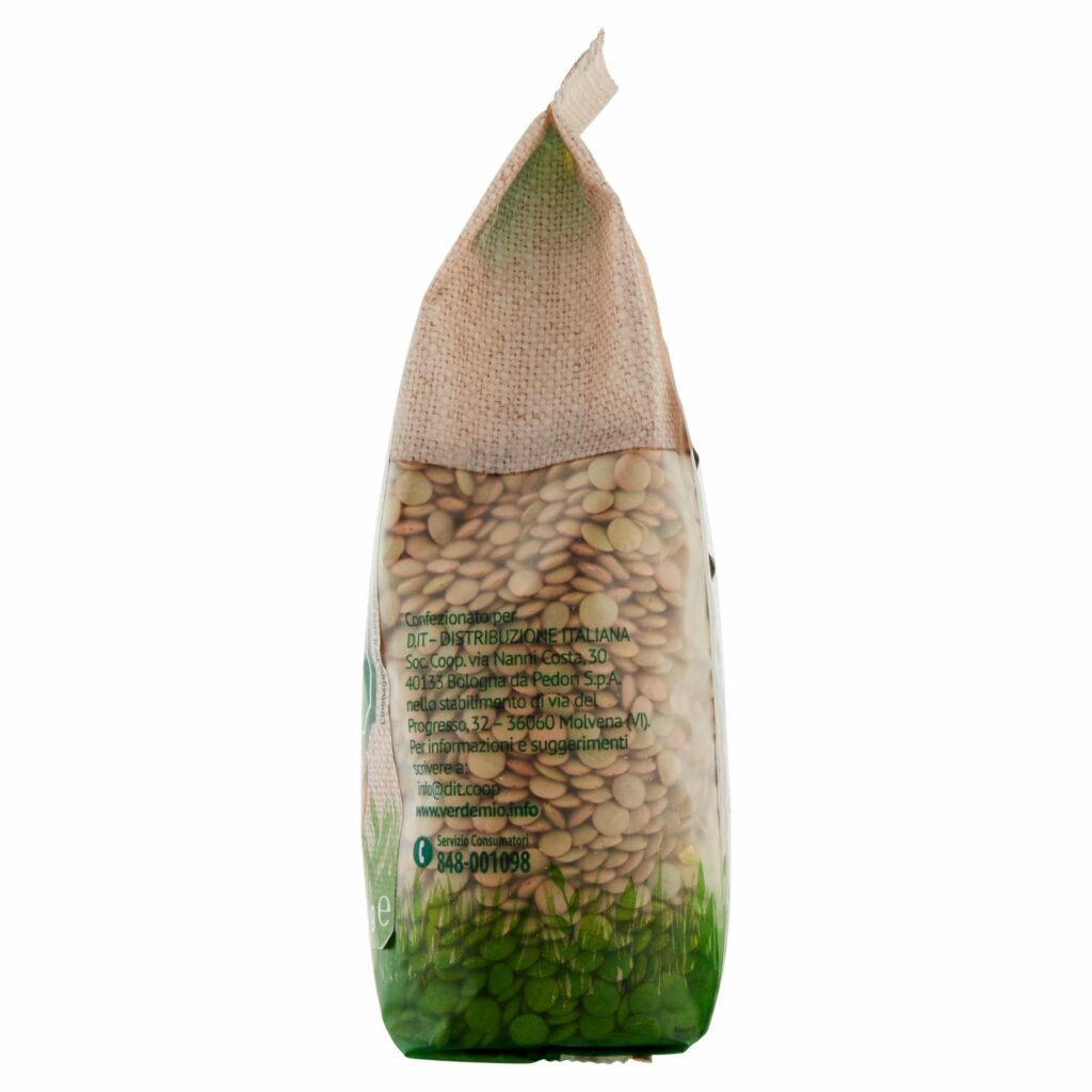 VerdeMio Lenticchie Verdi Secche biologico 400 g