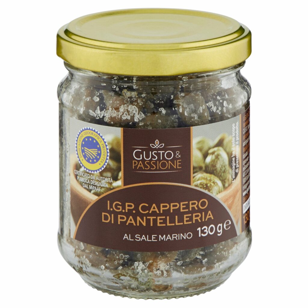 Gusto & Passione I.G.P. Cappero di Pantelleria al Sale Marino 130 g
