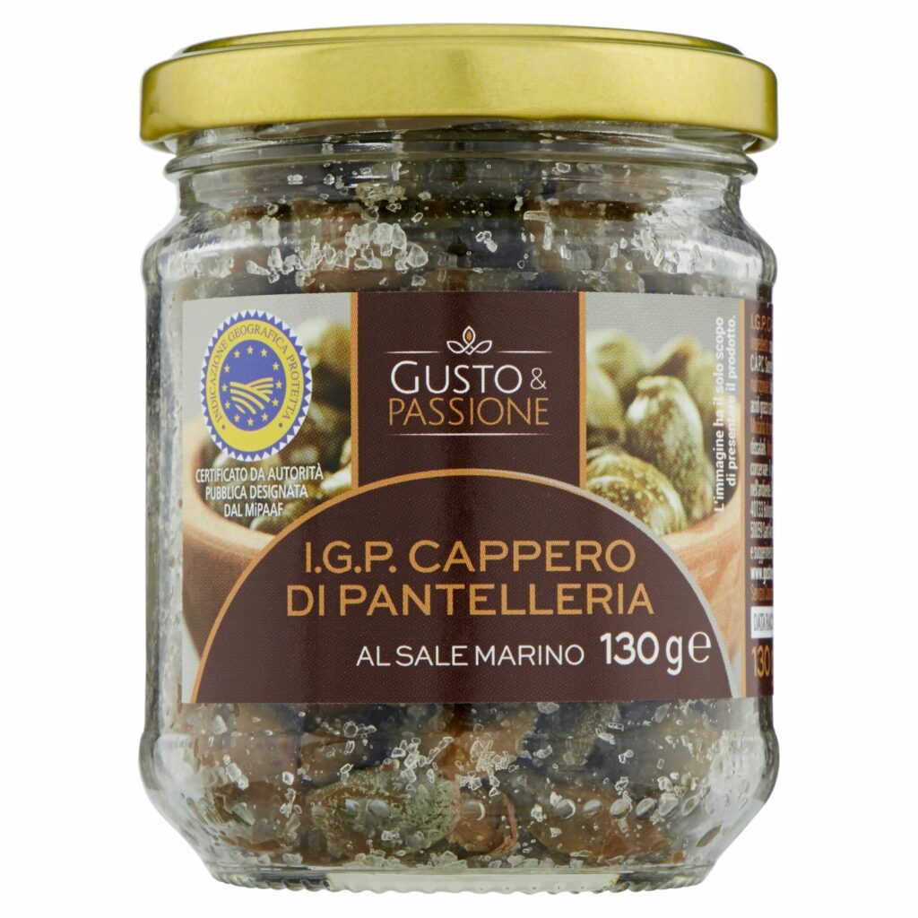 Gusto & Passione I.G.P. Cappero di Pantelleria al Sale Marino 130 g