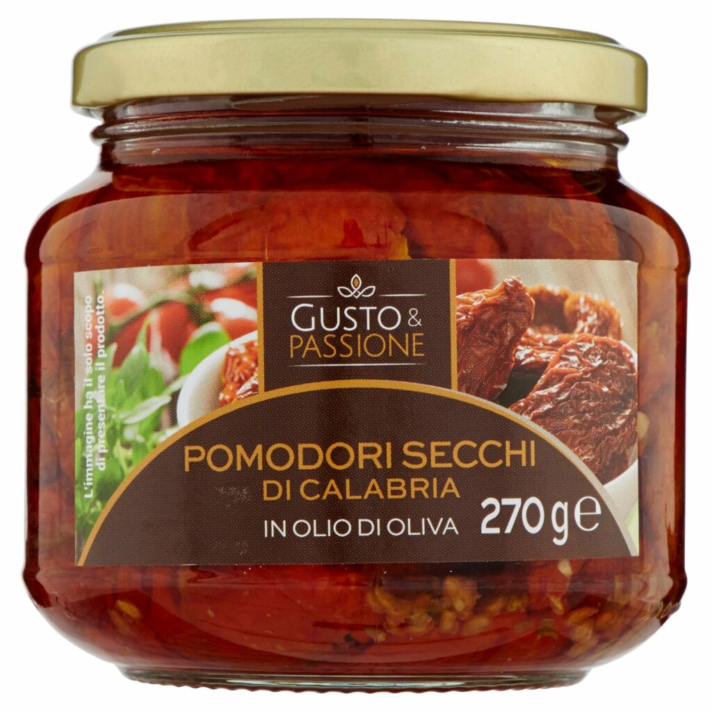 Gusto & Passione Pomodori Secchi di Calabria in Olio di Oliva 270 g