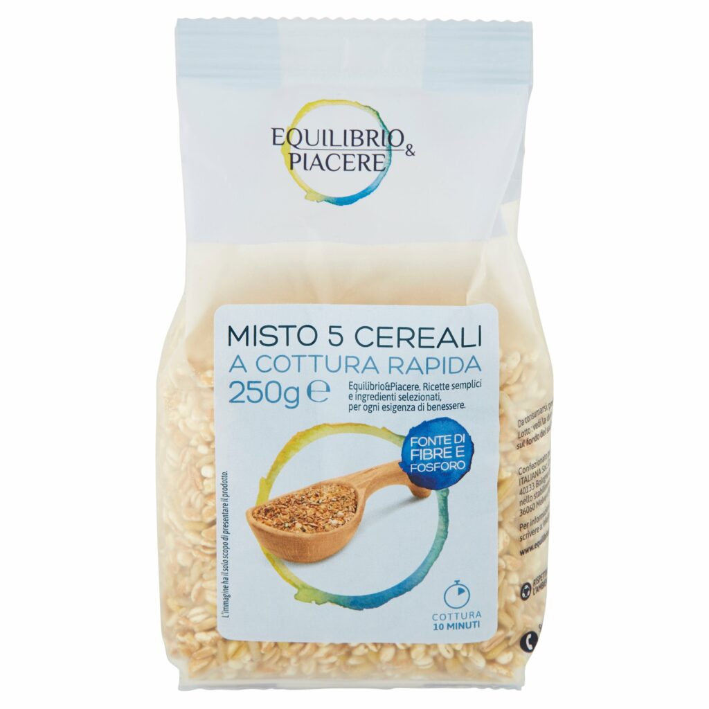 Equilibrio & Piacere Misto 5 Cereali a Cottura Rapida 250 g