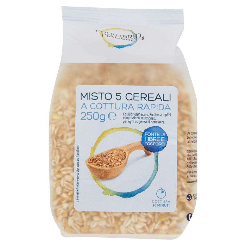 Equilibrio & Piacere Misto 5 Cereali a Cottura Rapida 250 g