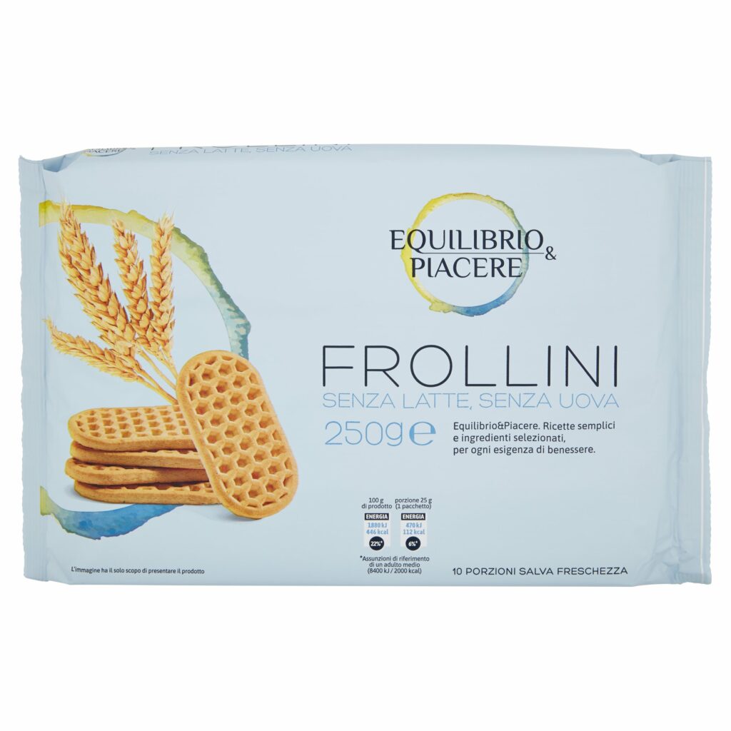 Equilibrio & Piacere Frollini Senza Latte, Senza Uova 250 g