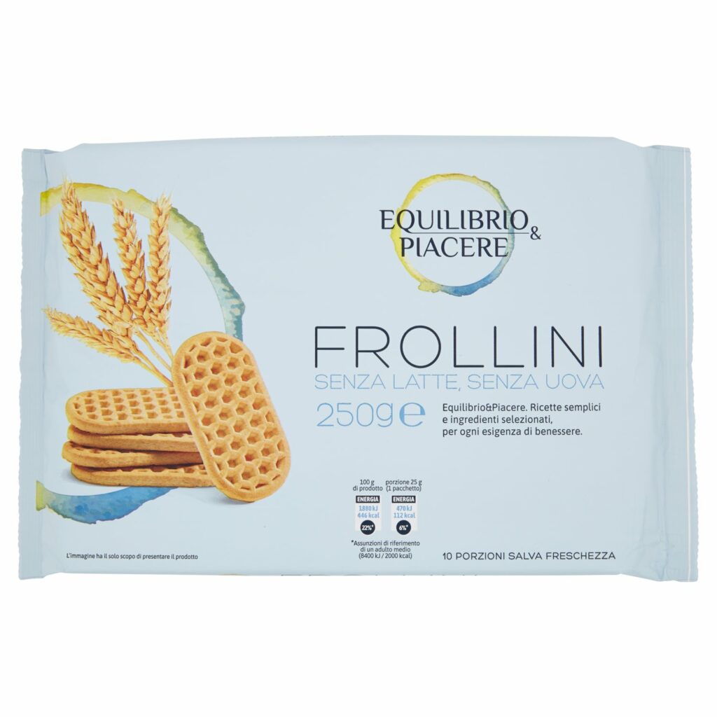 Equilibrio & Piacere Frollini Senza Latte, Senza Uova 250 g