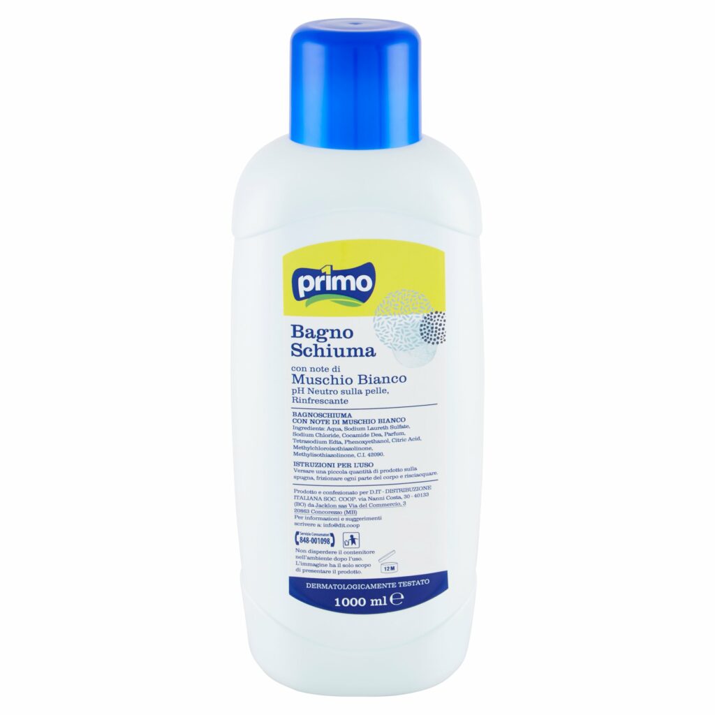 Primo Bagno Schiuma con note di Muschio Bianco 1000 ml