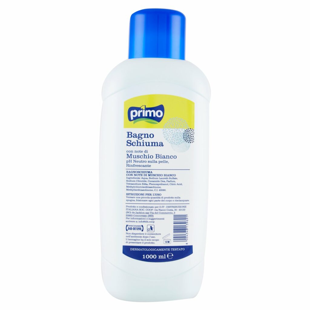 Primo Bagno Schiuma con note di Muschio Bianco 1000 ml