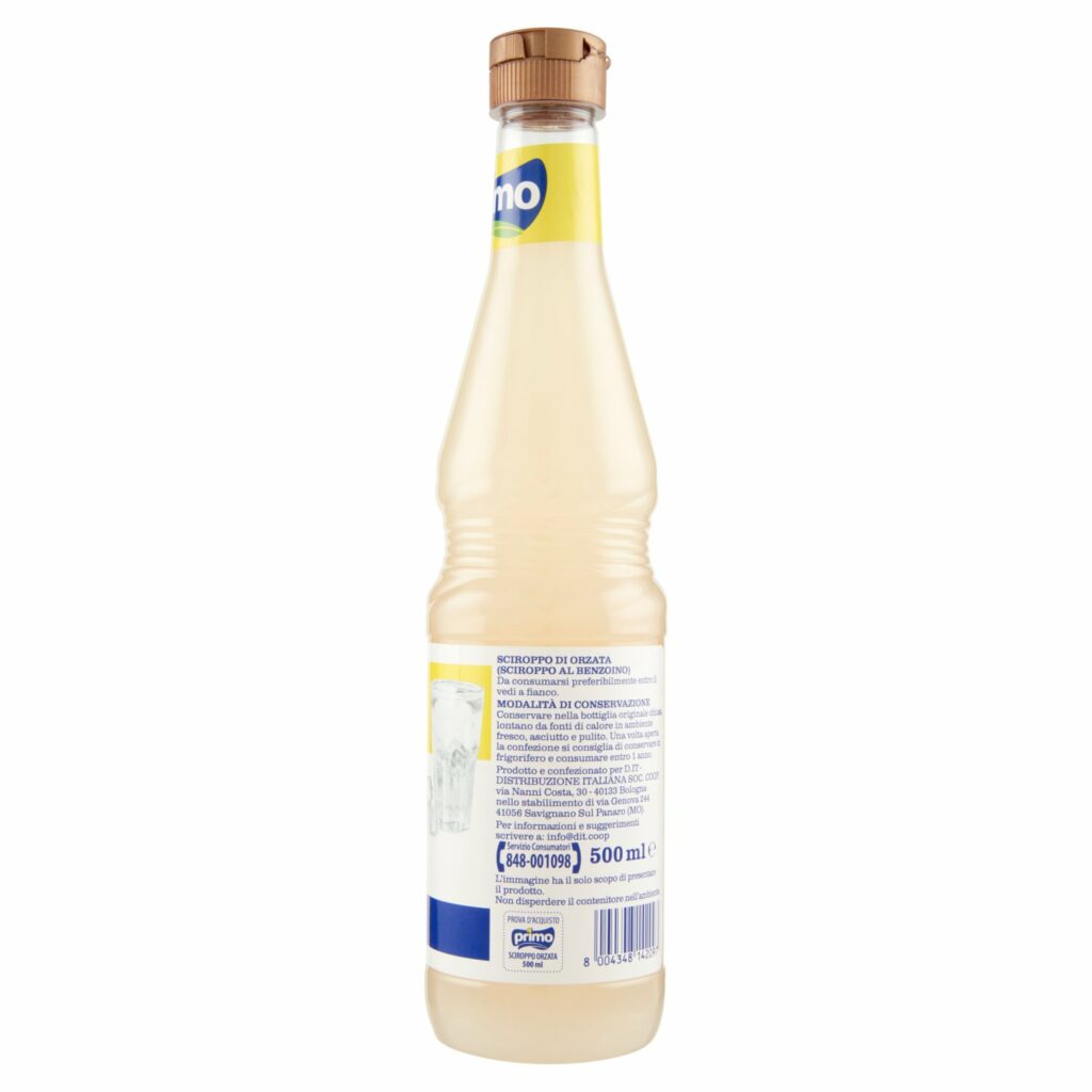 Primo Orzata sciroppo 500 ml