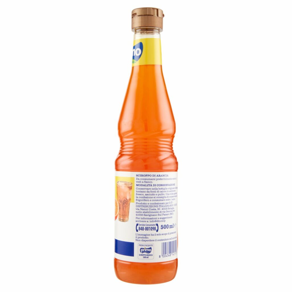Primo Arancia sciroppo 500 ml