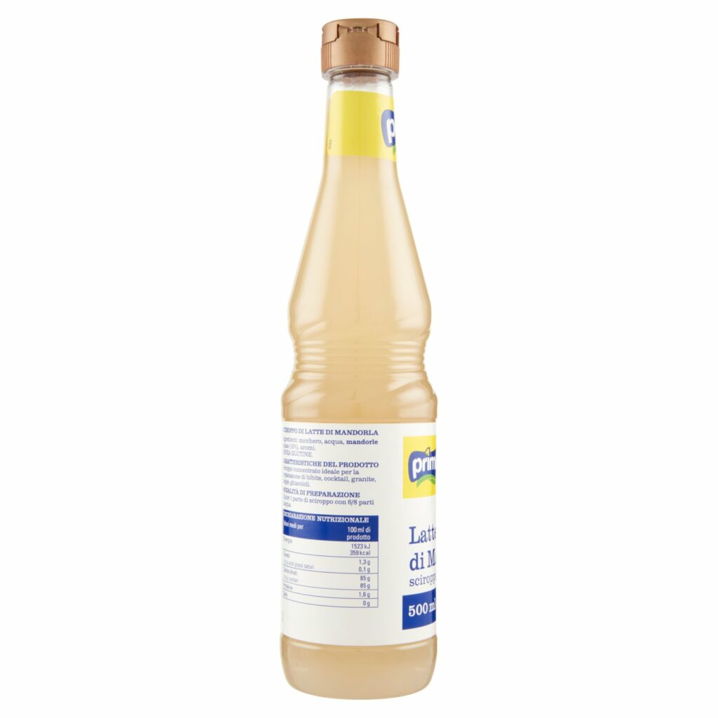 Primo Latte di Mandorla sciroppo 500 ml