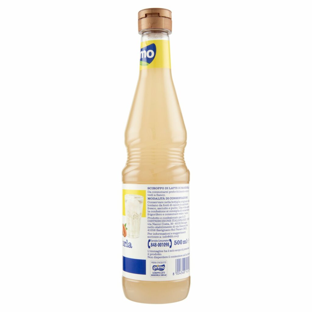 Primo Latte di Mandorla sciroppo 500 ml