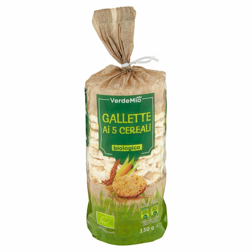 VerdeMio Gallette ai 5 Cereali biologico 130 g