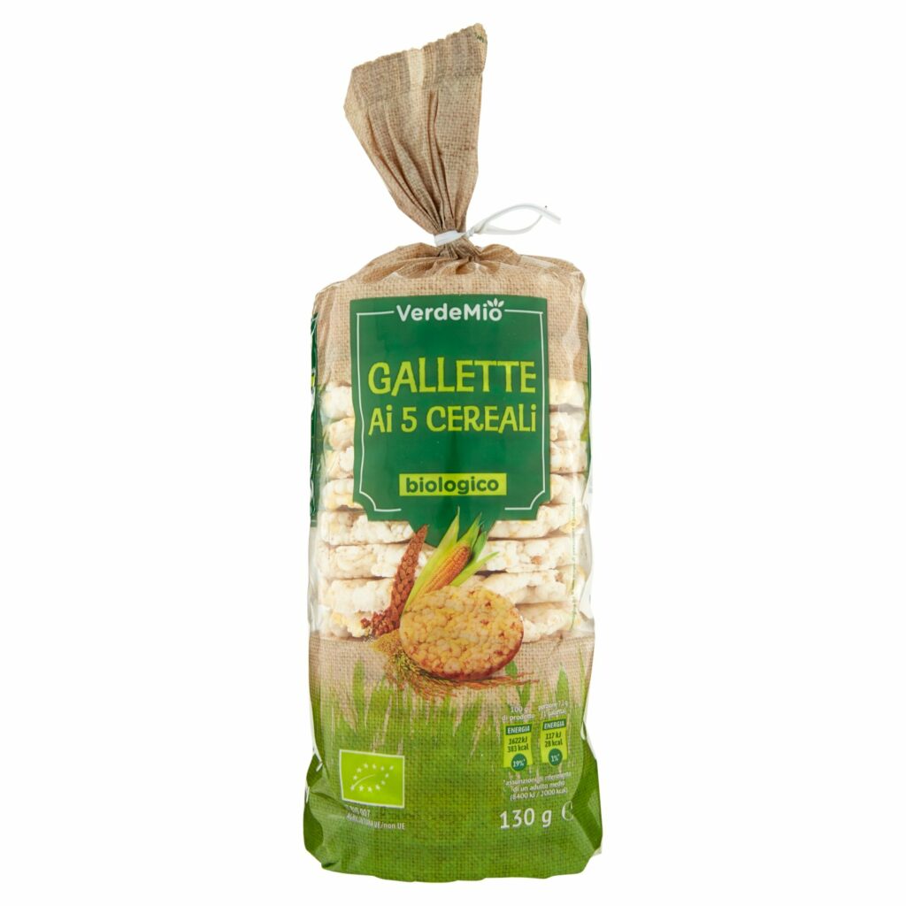 VerdeMio Gallette ai 5 Cereali biologico 130 g
