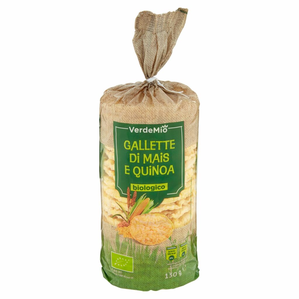 VerdeMio Gallette di Mais e Quinoa biologico 130 g