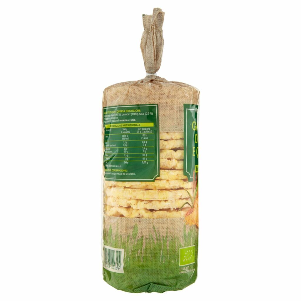 VerdeMio Gallette di Mais e Quinoa biologico 130 g