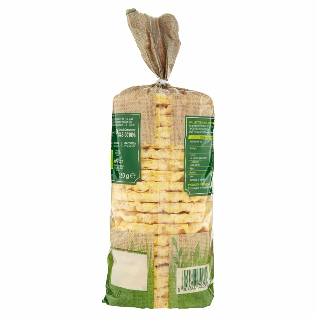 VerdeMio Gallette di Mais e Quinoa biologico 130 g