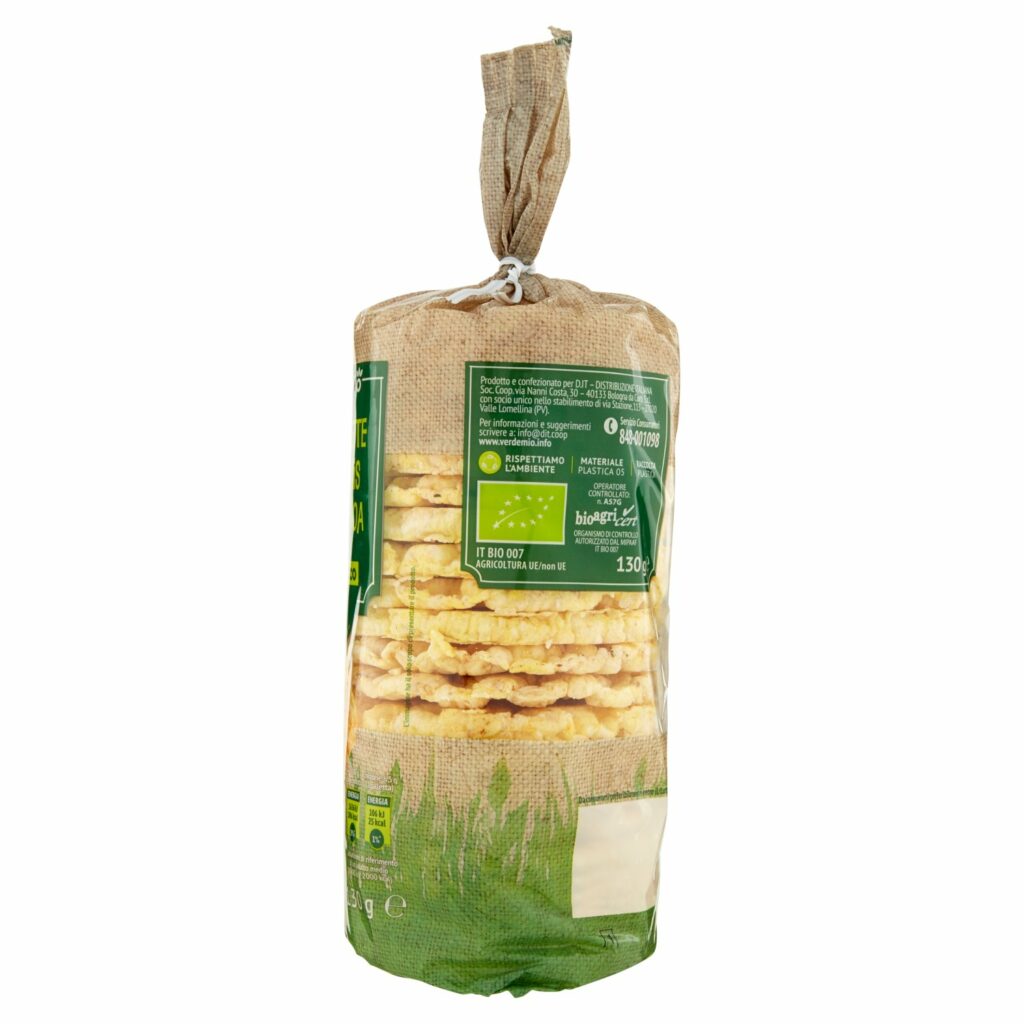 VerdeMio Gallette di Mais e Quinoa biologico 130 g