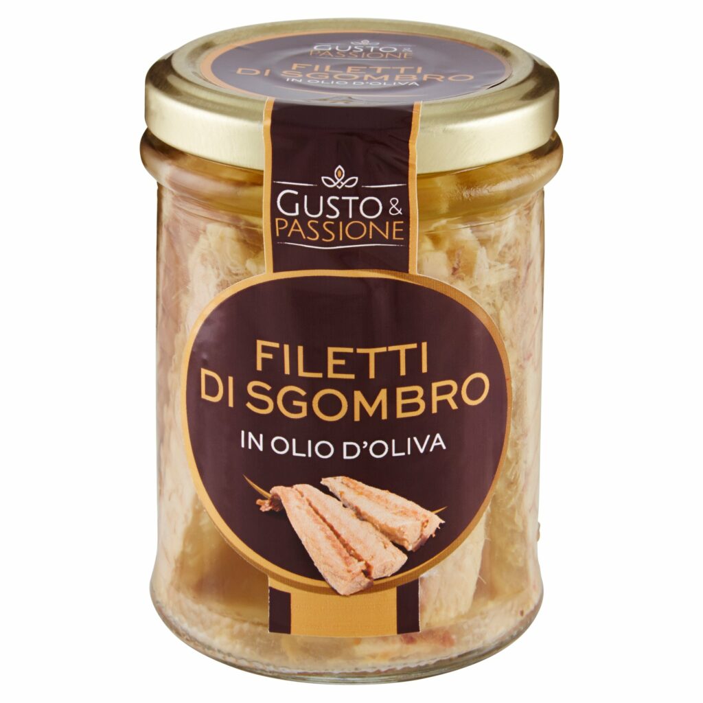 Gusto & Passione Filetti d Sgombro in Olio d'Oliva 190 g
