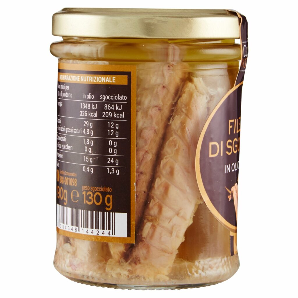 Gusto & Passione Filetti d Sgombro in Olio d'Oliva 190 g