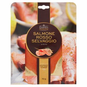 Gusto & Passione Salmone Rosso Selvaggio a Fette 70 g