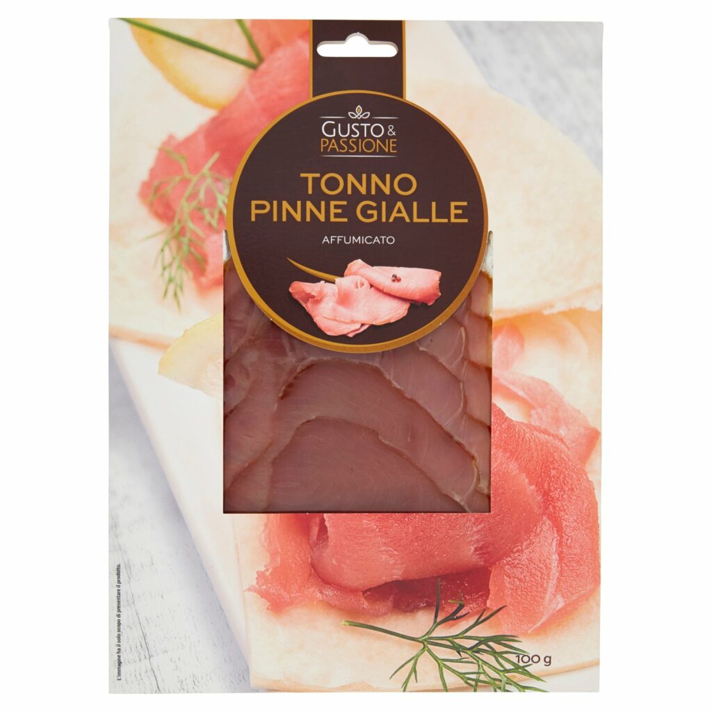 Gusto & Passione Tonno Pinne Gialle Affumicato 100 g