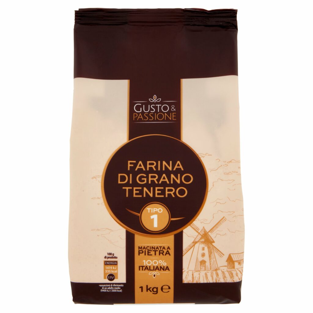 Gusto & Passione Farina di Grano Tenero Tipo 1 1 kg
