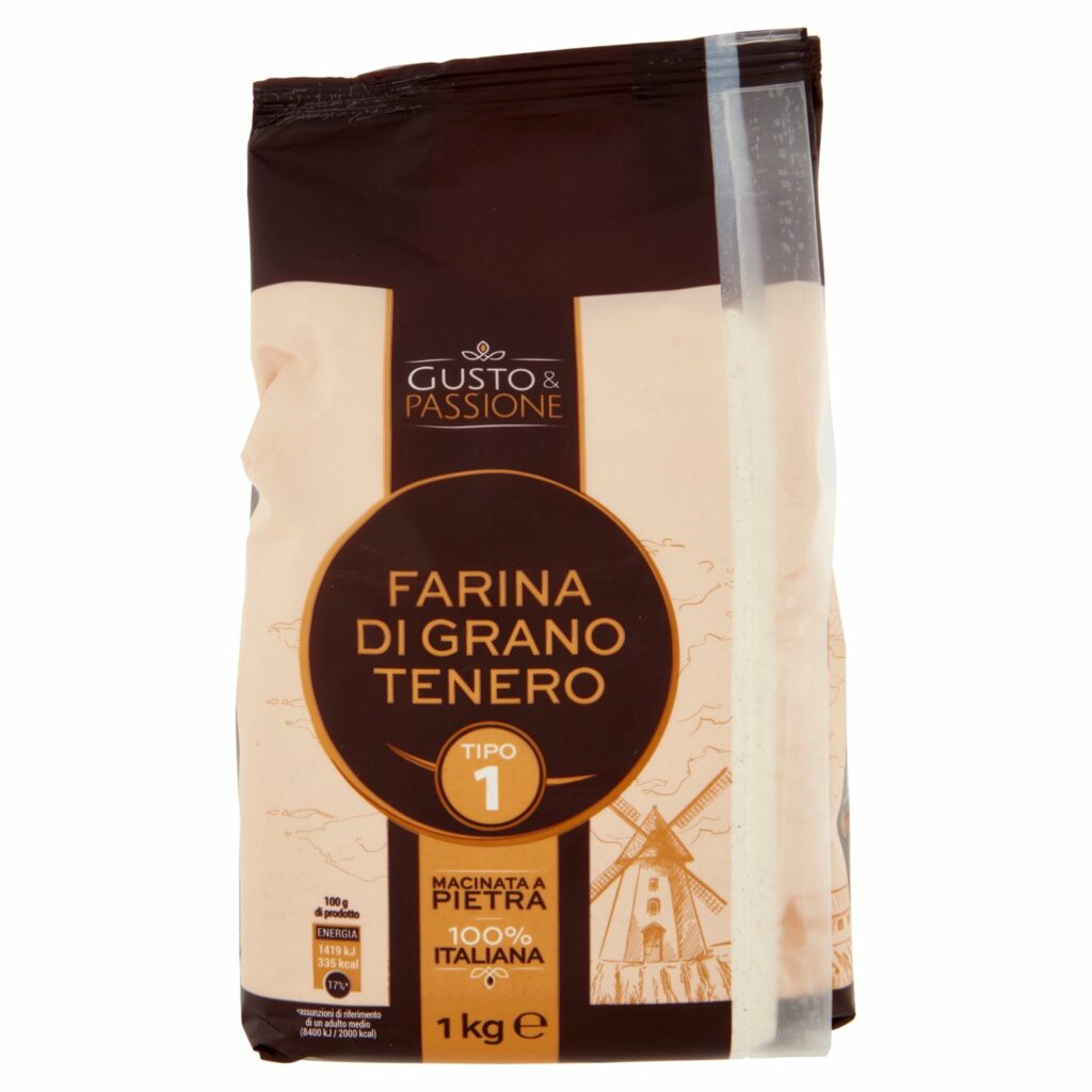 Gusto & Passione Farina di Grano Tenero Tipo 1 1 kg